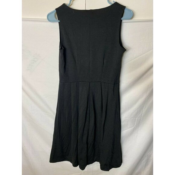GEORGE BLACK WOMENS JUNIORS SKATER STYLE DRESS SIZE SMALL S 4/6 - Picture 2 of 2